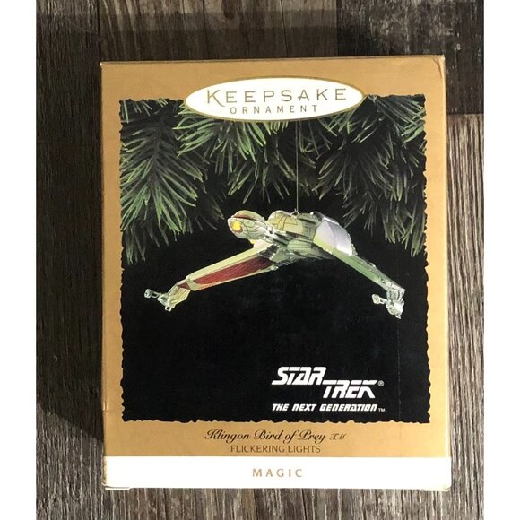 Hallmark Other - 1993 Hallmark Ornament Star Trek The Next Generation Klingon Bird Of Prey New